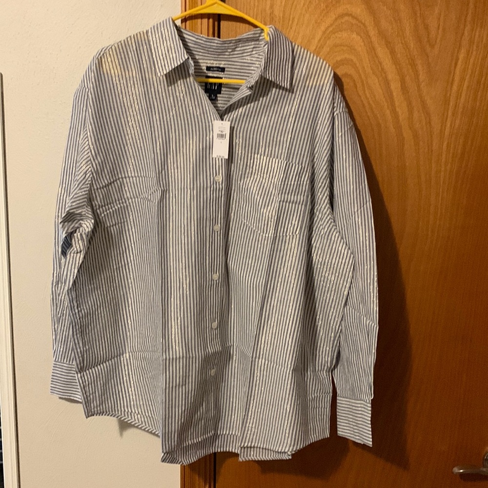 Stripped Button Up